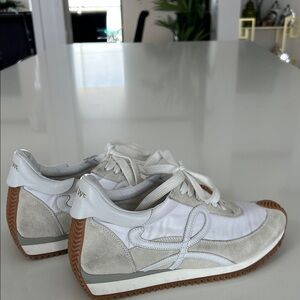 Loewe White and Gray Women's Sneakers